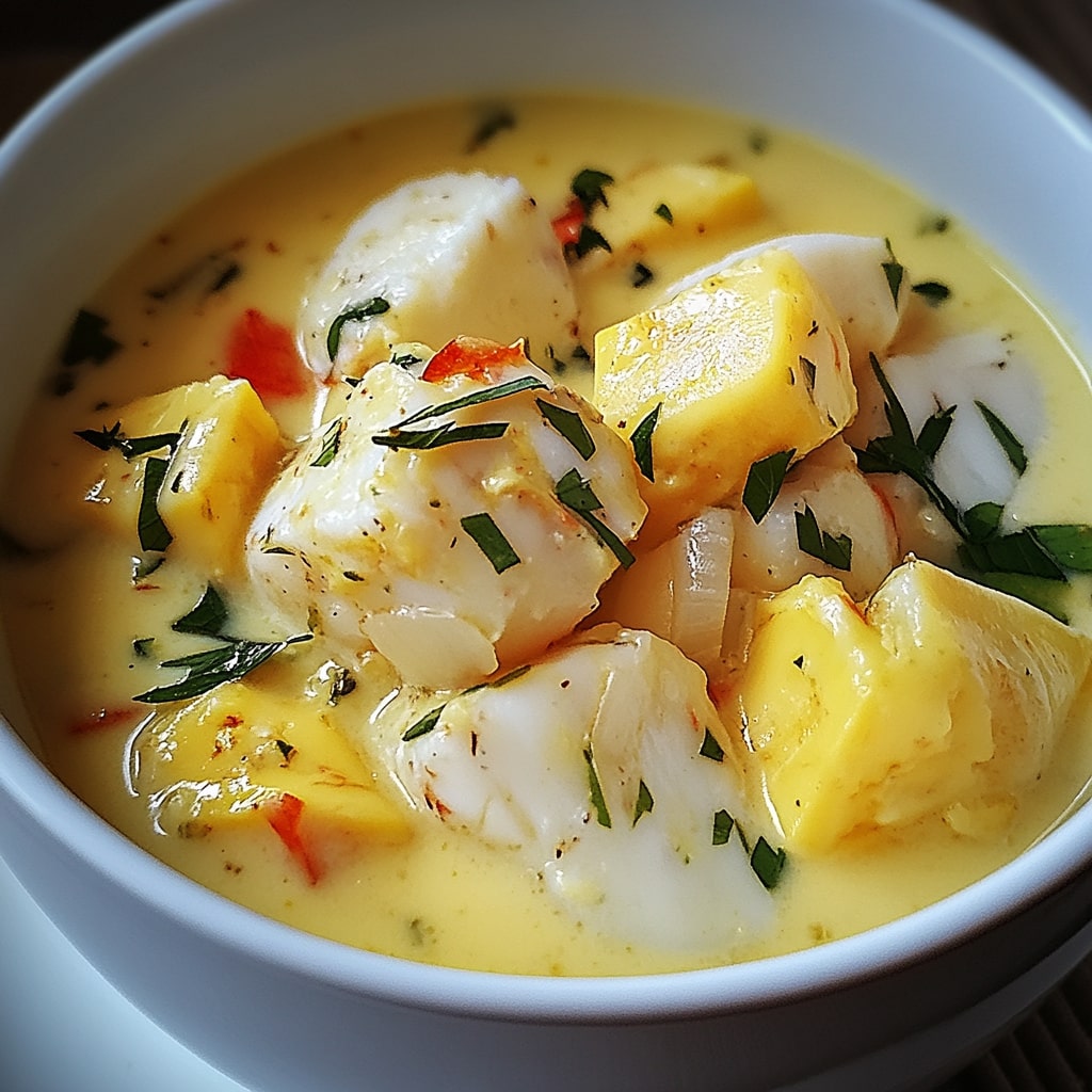 Blanquette de Poissons au Lait de Coco