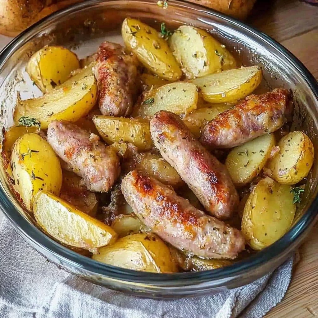 Recette de Saucisses et Pommes de Terre au Four