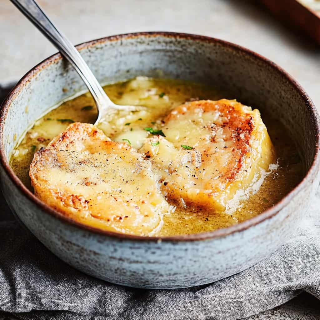 Soupe à l’Oignon Gratinée